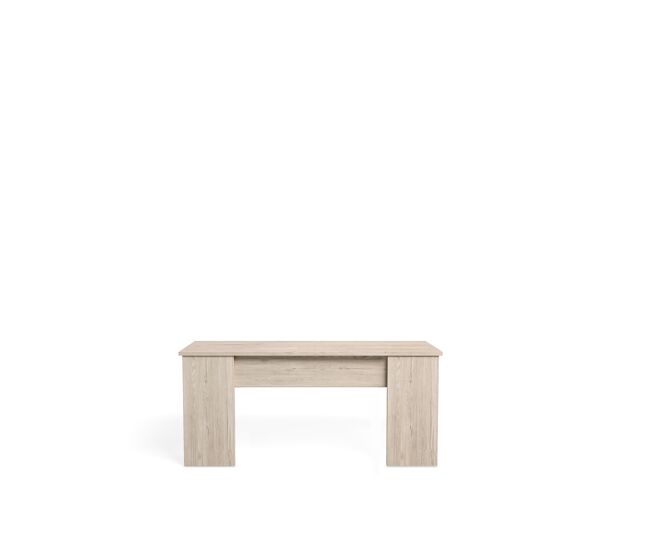 Mesa de centro low elevable color madera natural