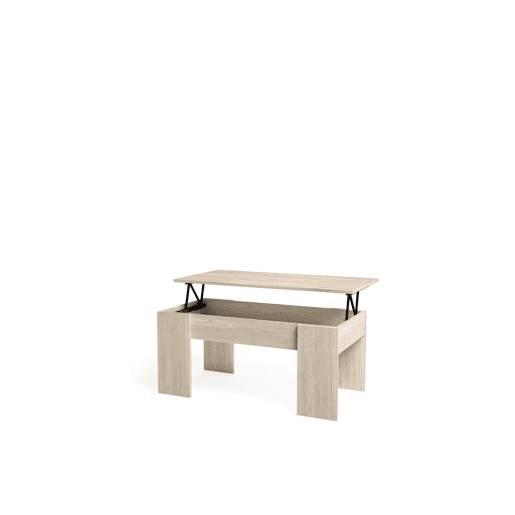 Mesa de centro elevável LOW cor madeira natural Mesa de centro elevável LOW cor madeira natural