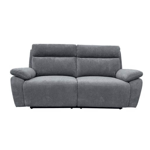 Sofá 3 lugares e 2 assentos relax manual GRANT cor cinza