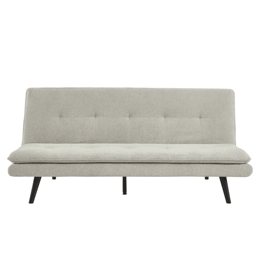 Sofá cama 3 lugares BIBU cor cinza Sofá cama 3 lugares BIBU cor cinza