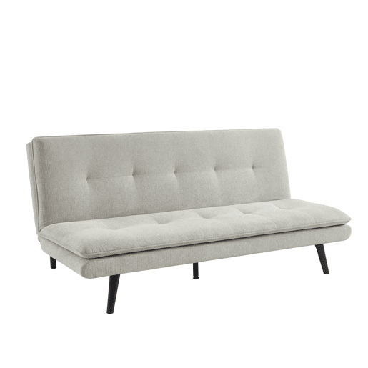Sofá cama 3 lugares BIBU cor cinza Sofá cama 3 lugares BIBU cor cinza