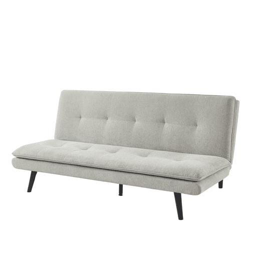 Sofá cama 3 lugares BIBU cor cinza Sofá cama 3 lugares BIBU cor cinza