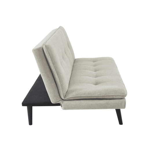 Sofá cama 3 lugares BIBU cor cinza Sofá cama 3 lugares BIBU cor cinza