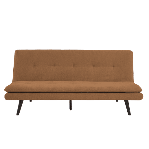 Sofá cama 3 lugares BIBU cor terracota