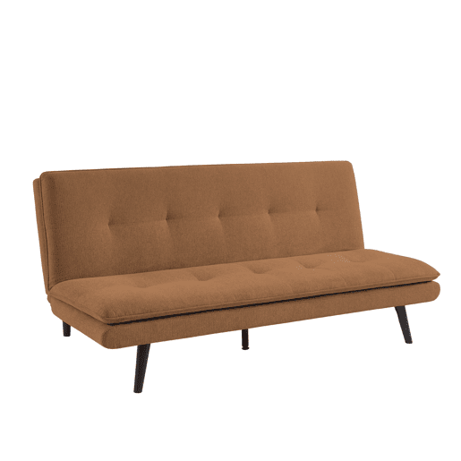 Sofá cama 3 lugares BIBU cor terracota