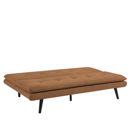Sofá cama 3 lugares BIBU cor terracota
