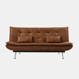 Sofá cama 3 lugares ALIA cor castanho