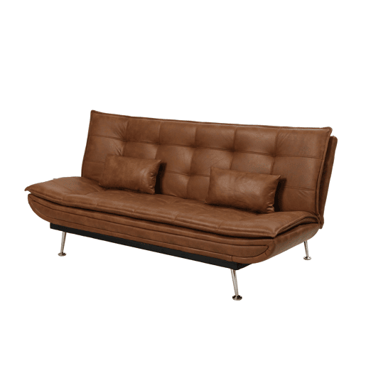 Sofá cama 3 lugares ALIA cor castanho