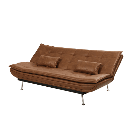 Sofá cama 3 lugares ALIA cor castanho