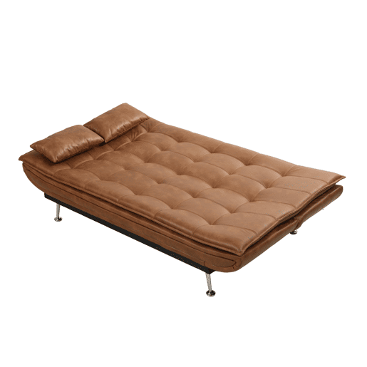 Sofá cama 3 lugares ALIA cor castanho