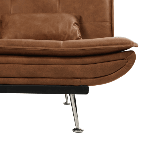 Sofá cama 3 lugares ALIA cor castanho