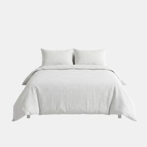 Capa de edredão em algodão AITANA para cama de 135cm branca