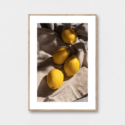 Quadro art deco LIMONES 35x50cm marca MARCOMUEBLE