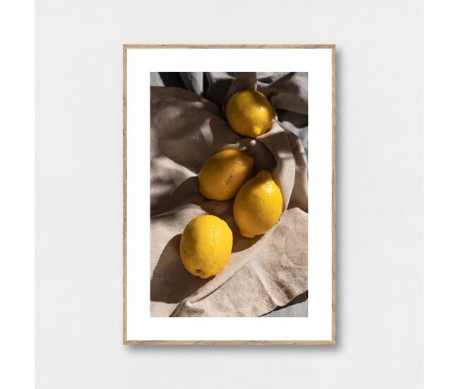 Cuadro deco art limones 35x50cm
