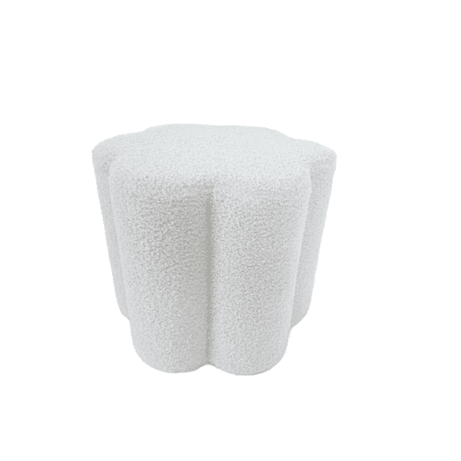 Puff ASTER sherpa 40x34cm bege