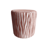 Puff AYLA redondo 40x40cm cor terracota