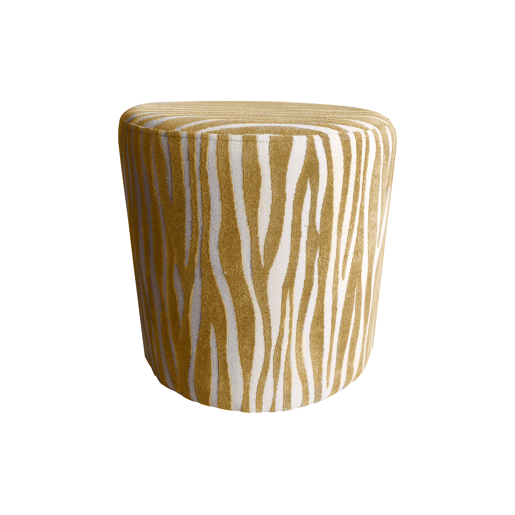 Puff AYLA redondo 40x40cm cor mostarda Puff AYLA redondo 40x40cm cor mostarda