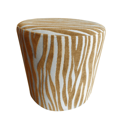Puff AYLA redondo 40x40cm cor mostarda Puff AYLA redondo 40x40cm cor mostarda