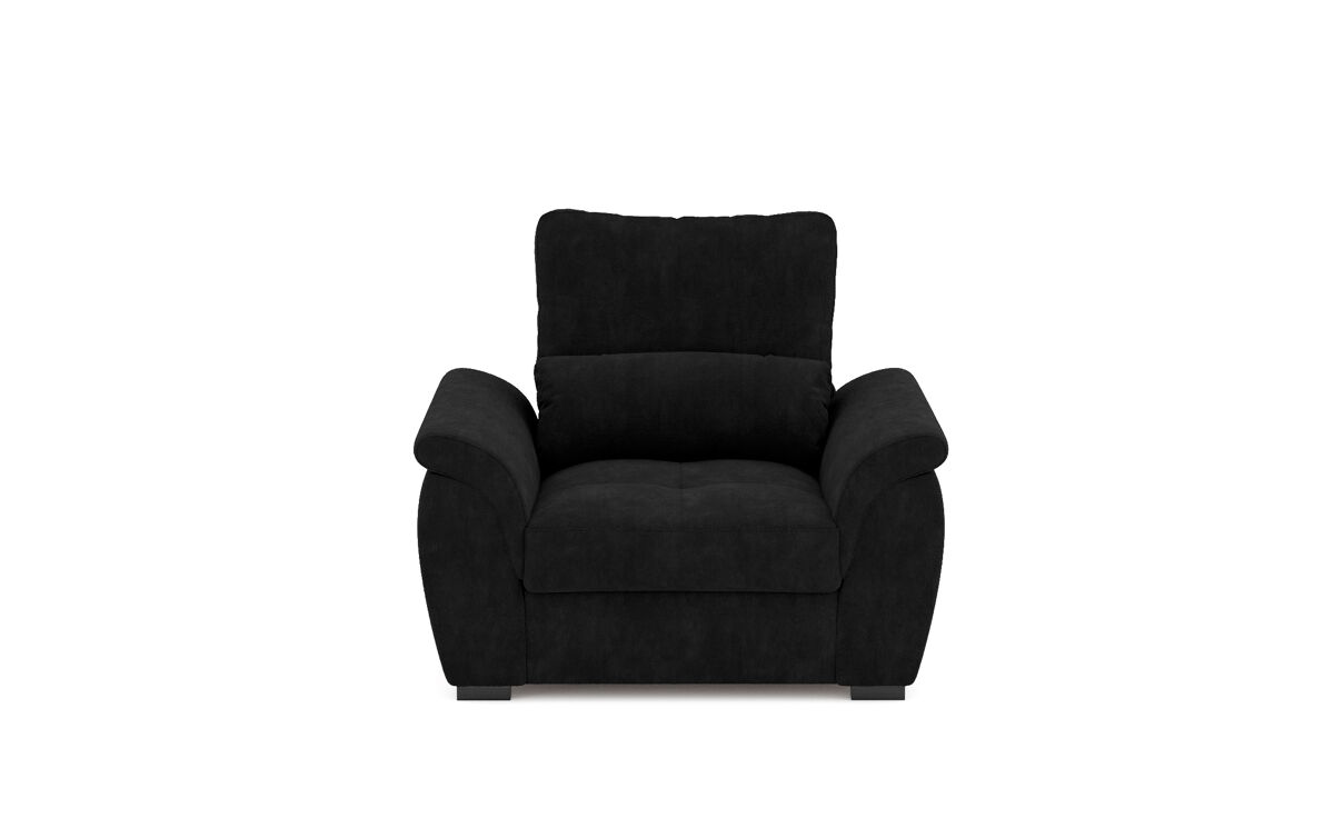 Sillón decorativo benson color negro