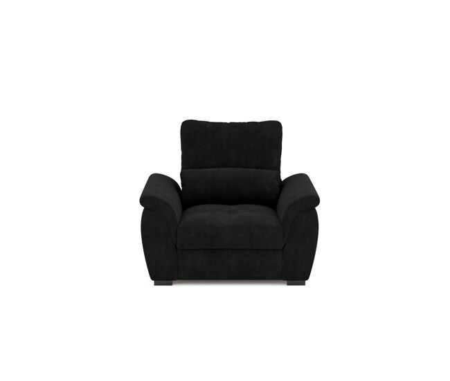 Sillón decorativo benson color negro