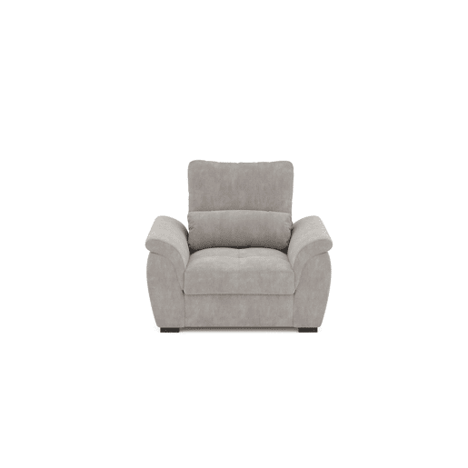 Cadeirão decorativo BENSON cor cinza claro Cadeirão decorativo BENSON cor cinza claro