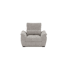 Cadeirão decorativo BENSON cor cinza claro