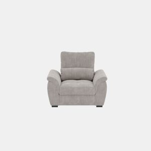 Cadeirão decorativo BENSON cor cinza claro
