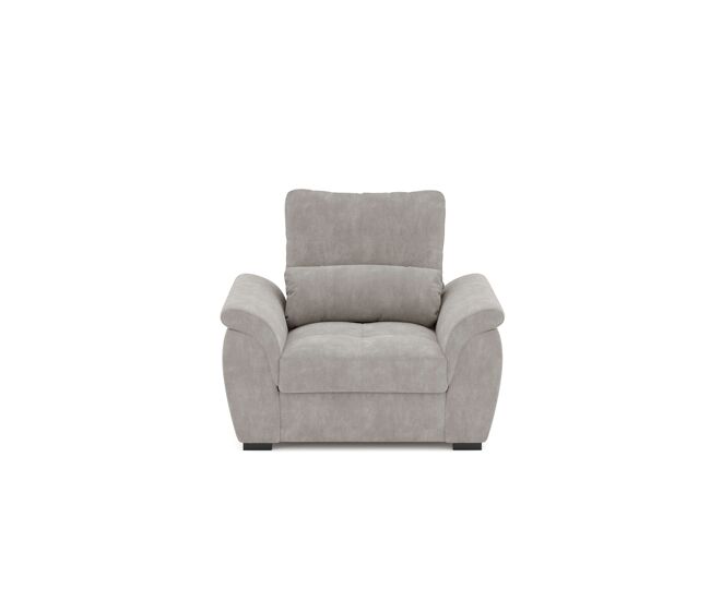 Sillón decorativo benson color gris claro