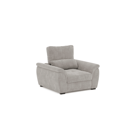Cadeirão decorativo BENSON cor cinza claro Cadeirão decorativo BENSON cor cinza claro