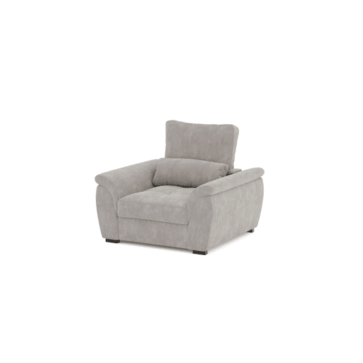 Cadeirão decorativo BENSON cor cinza claro Cadeirão decorativo BENSON cor cinza claro