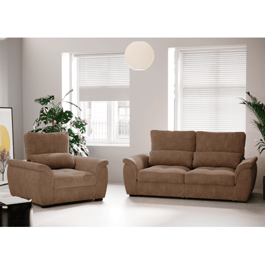 Cadeirão decorativo BENSON cor camel