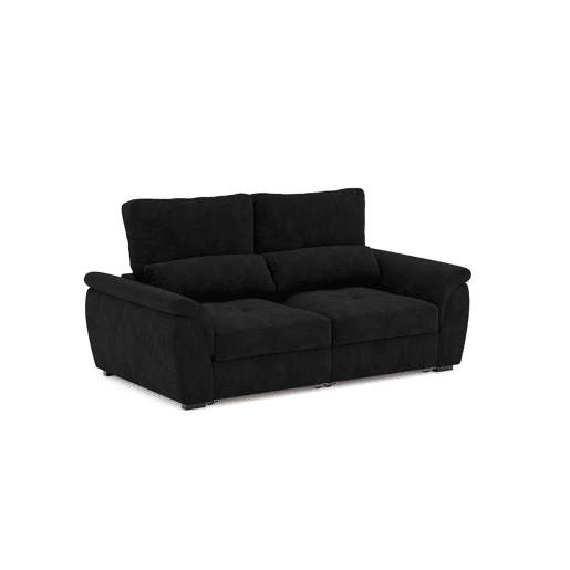 Sofá 3 lugares BENSON cor preto