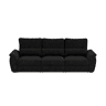 Sofá 4 lugares BENSON cor preto