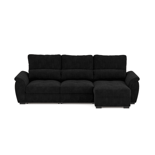 Chaise longue de 4 lugares reversível em cama BENSON cor perto