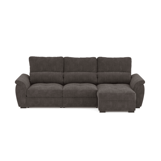 Chaise longue de 4 lugares reversível em cama BENSON cor vison