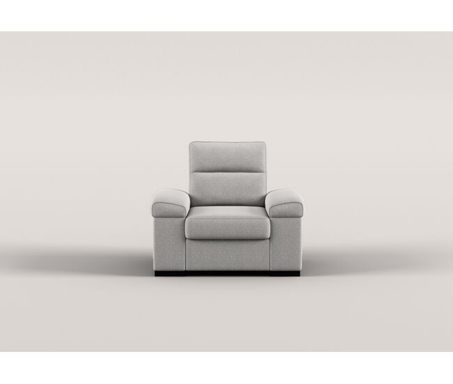Sillón decorativo eric color gris claro