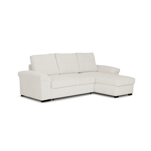 Chaise longue reversível de 4 lugares com cama ERIC cor bege