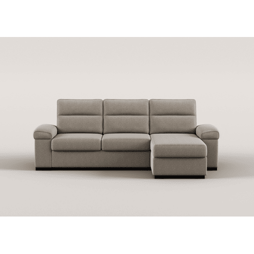 Chaise longue reversível de 4 lugares com cama ERIC cor vison