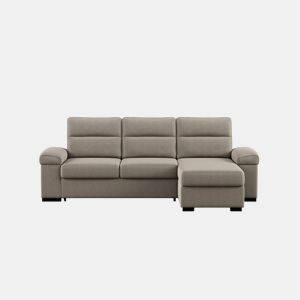 Chaise longue reversível de 4 lugares com cama ERIC cor vison