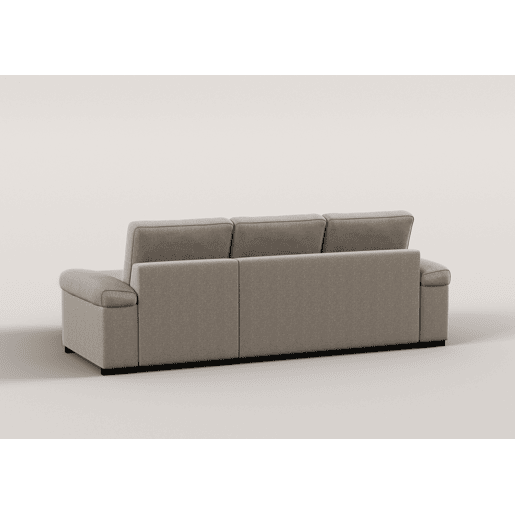 Chaise longue reversível de 4 lugares com cama ERIC cor vison