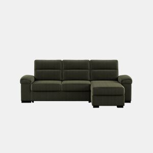 Chaise longue reversível de 4 lugares com cama ERIC cor verde