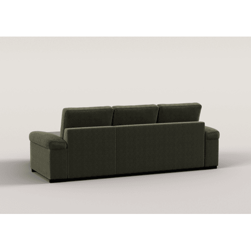 Chaise longue reversível de 4 lugares com cama ERIC cor verde