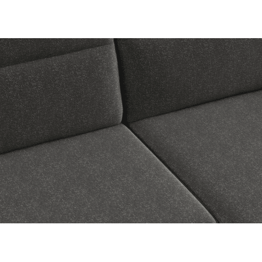 Chaise longue reversível de 4 lugares com cama ERIC cor cinza