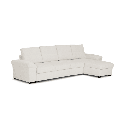 Chaise longue XL de 5 lugares reversível em cama ERIC cor bege
