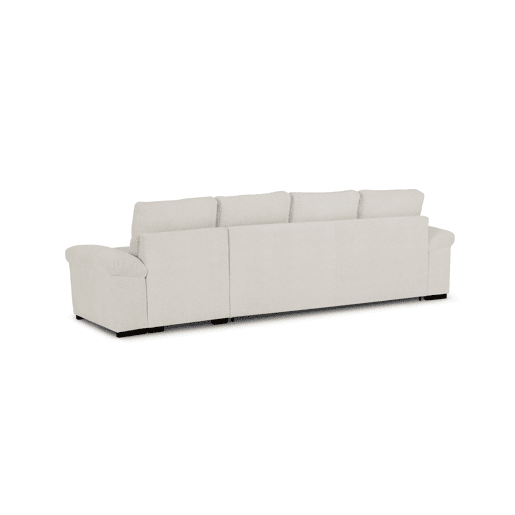 Chaise longue XL de 5 lugares reversível em cama ERIC cor bege