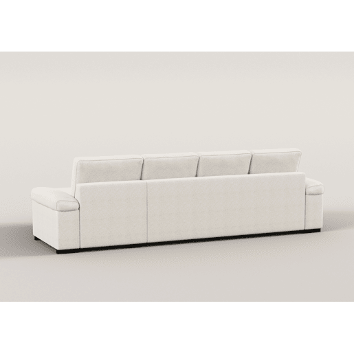 Chaise longue XL de 5 lugares reversível em cama ERIC cor bege