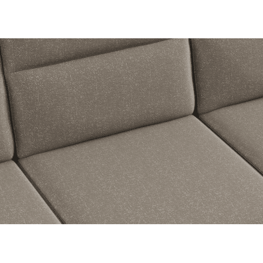 Chaise longue XL de 5 lugares reversível em cama ERIC cor vison