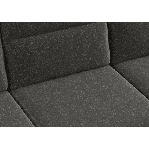 Chaise longue XL de 5 lugares reversível em cama ERIC cor cinza
