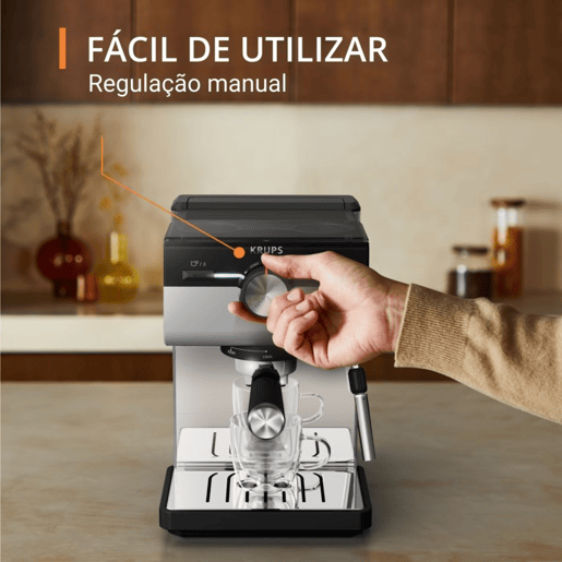 Máquina de café expresso KRUPS AUTHENTIC+ XP384E10