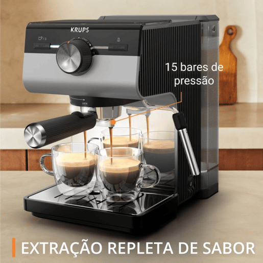 Máquina de café expresso KRUPS AUTHENTIC+ XP384E10